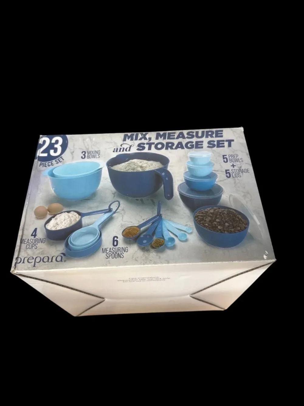 Prepara 23 Piece Mix, Measure and Storage Kitchen Prep Set BPA-free New in Box